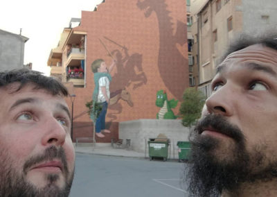 Mural San Jorge (Fraga)